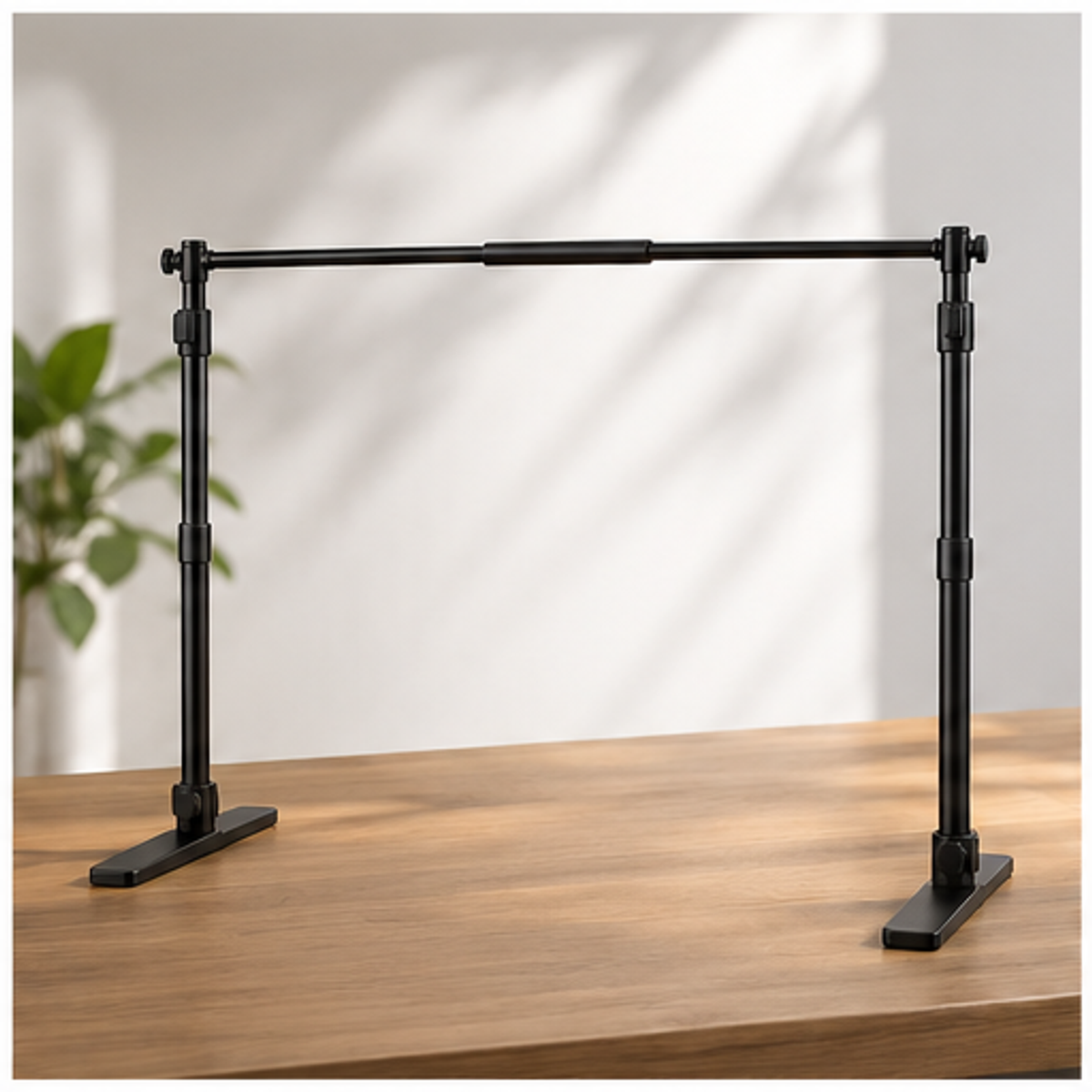 Tabletop Background Stand — lifestyle